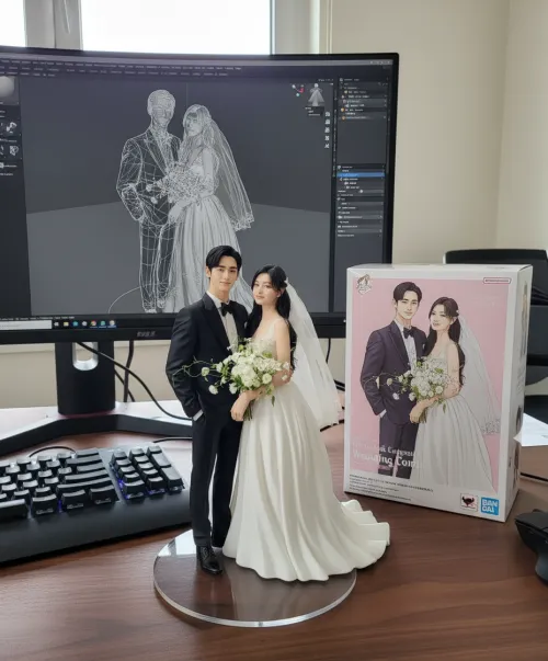 婚纱照手办