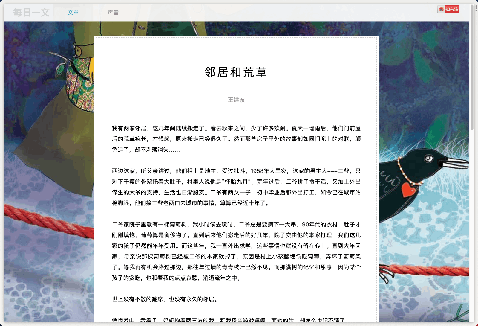 每日一文