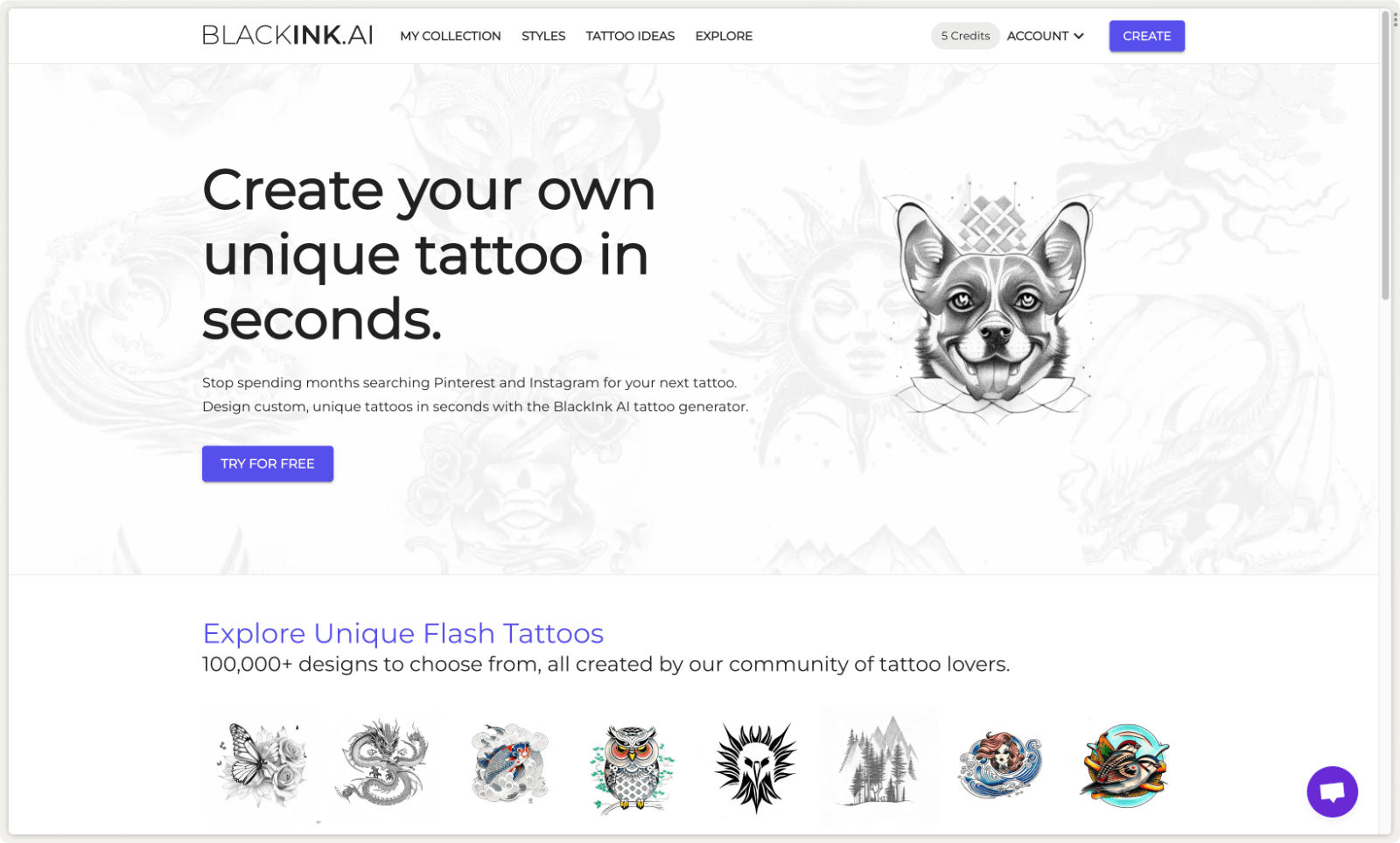 BlackInk AI 文身