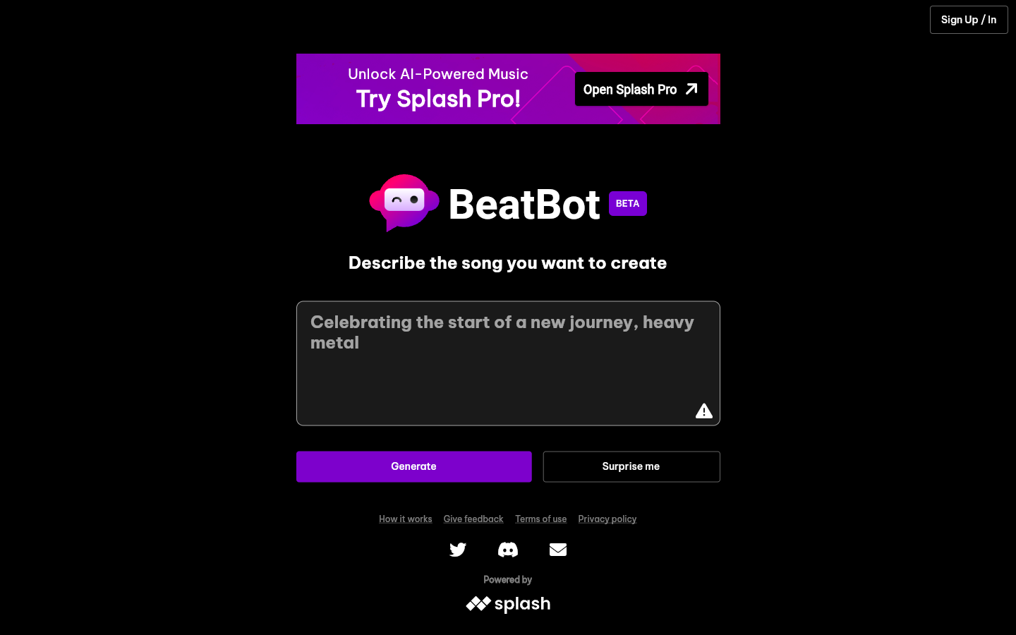 BeatBot 音乐生成AI