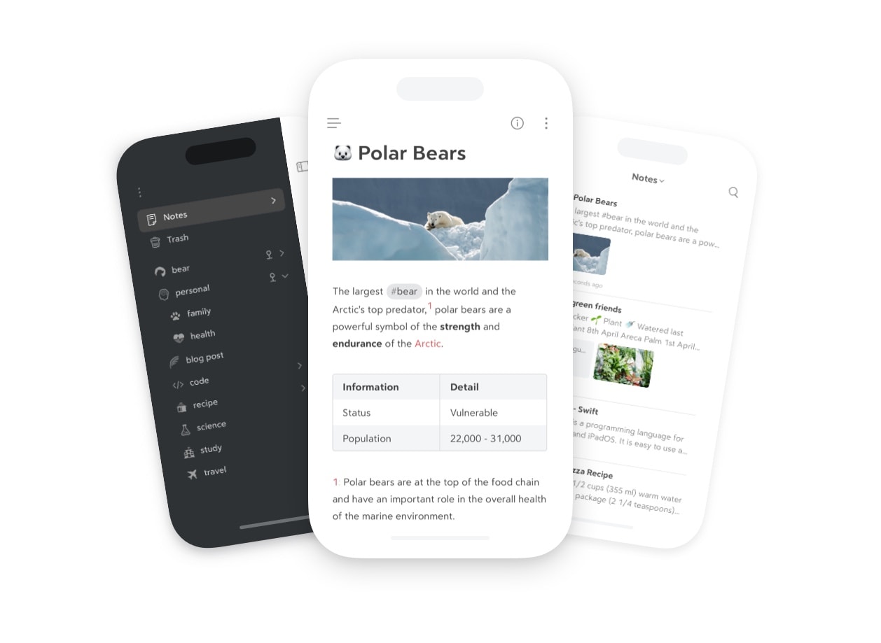 Bear笔记软件