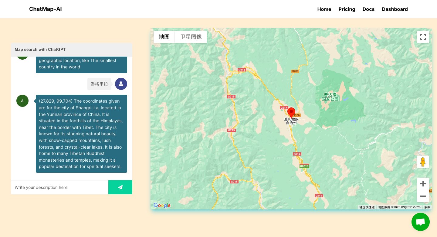 ChatMap-AI地图查找