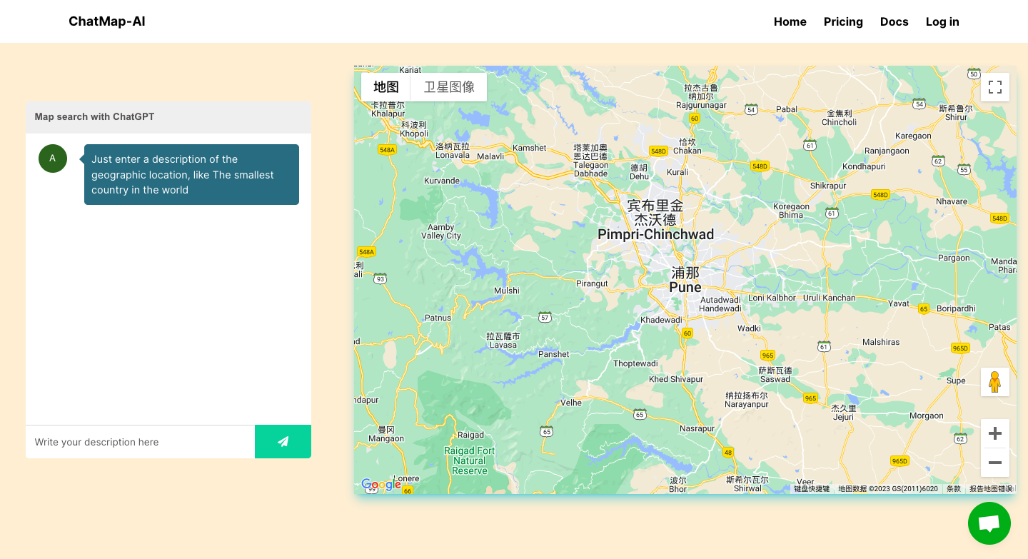 ChatMap-AI地图查找