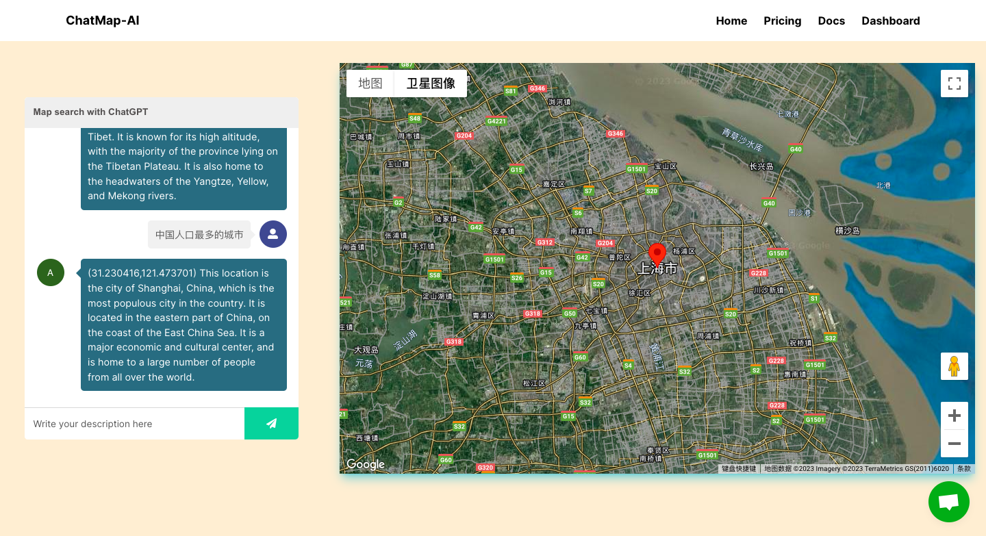 ChatMap-AI地图查找