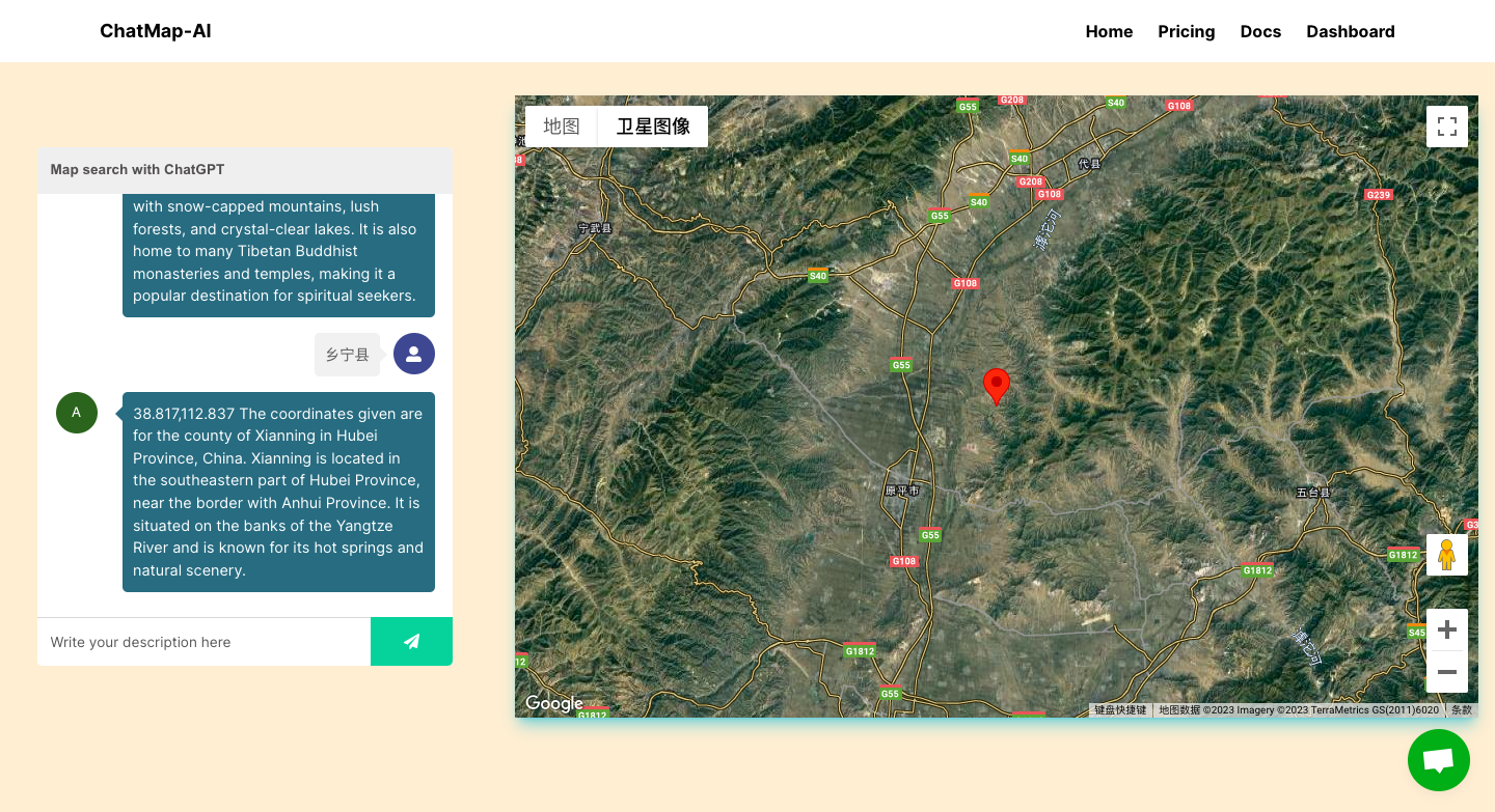 ChatMap-AI地图查找