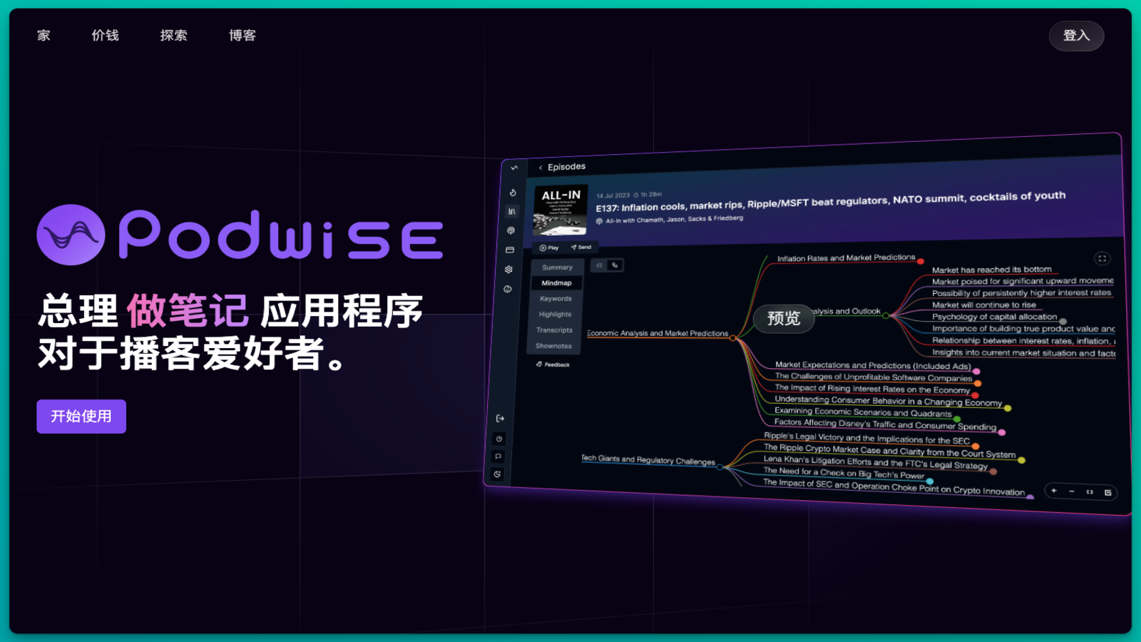 Podwise AI播客笔记