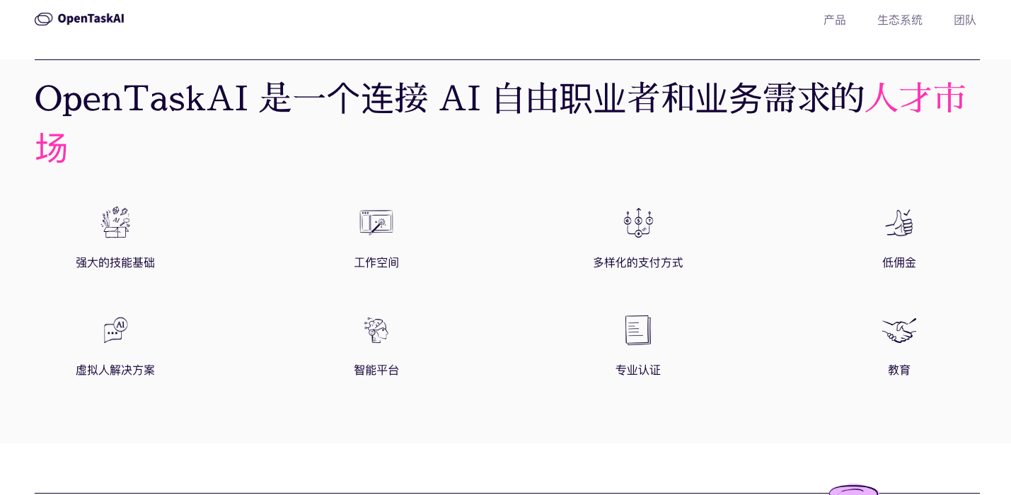OpenTaskAI — AI人才市场