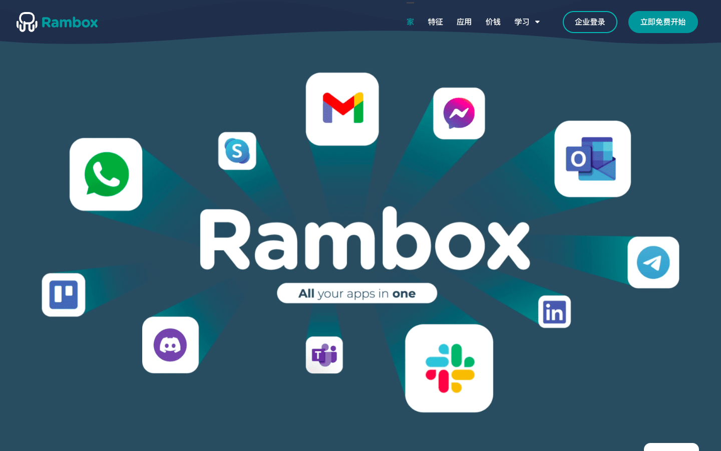 Rambox 工作区组织