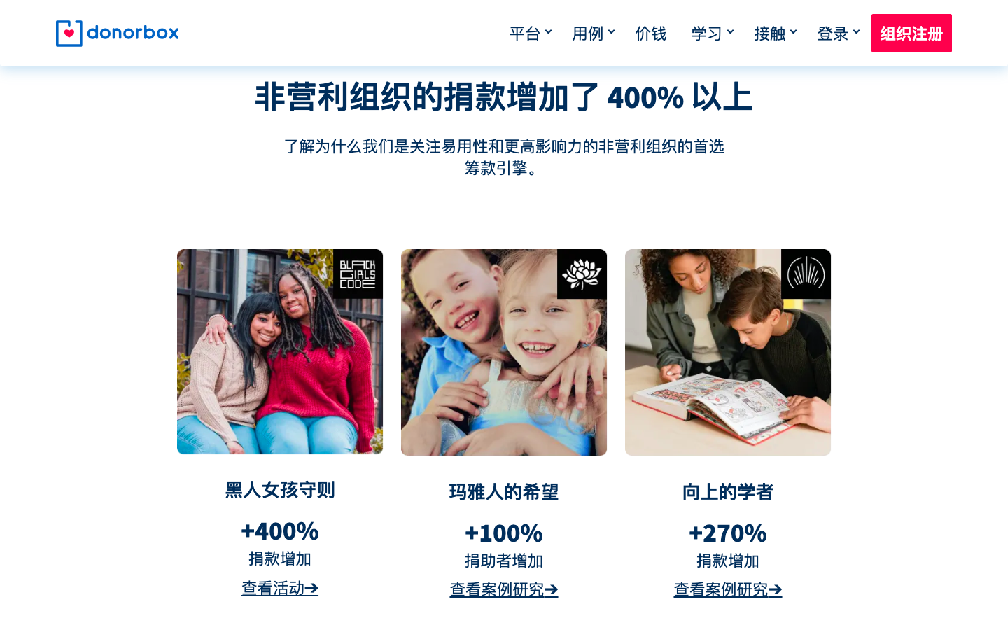 Donorbox 在线捐赠