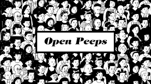 OpenPeeps 手绘插图库