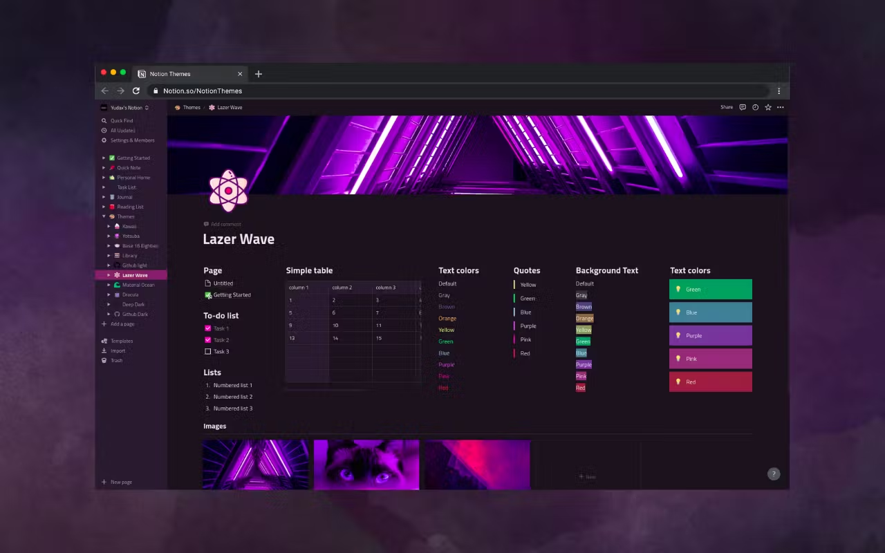 Notion Themes