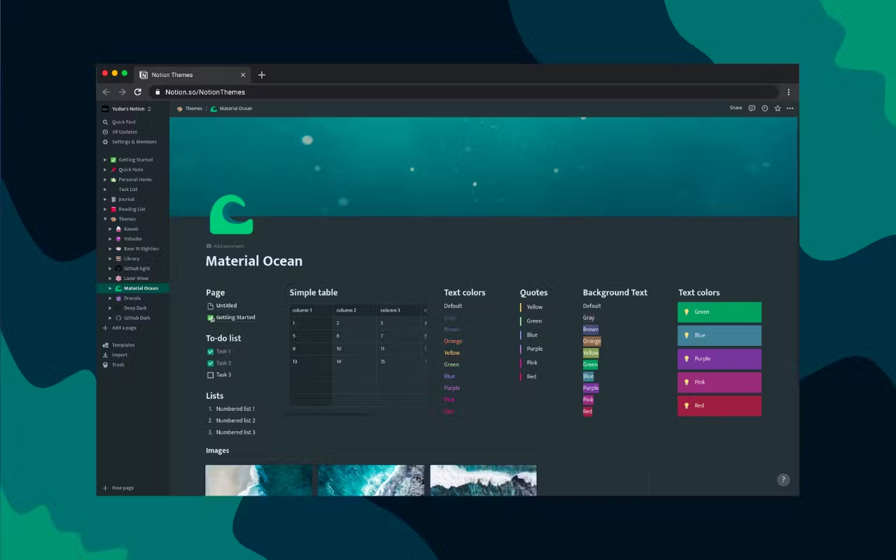 Notion Themes