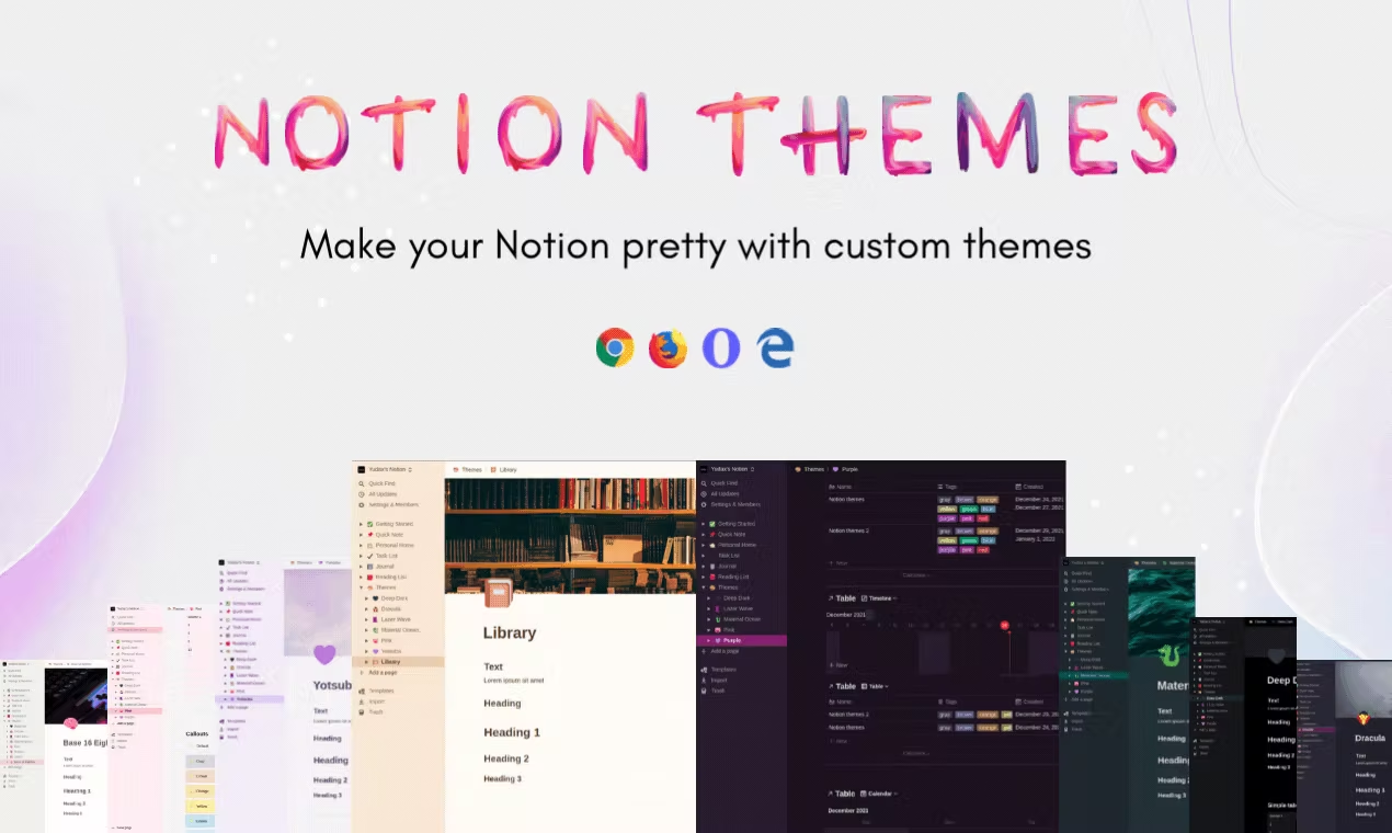 Notion Themes