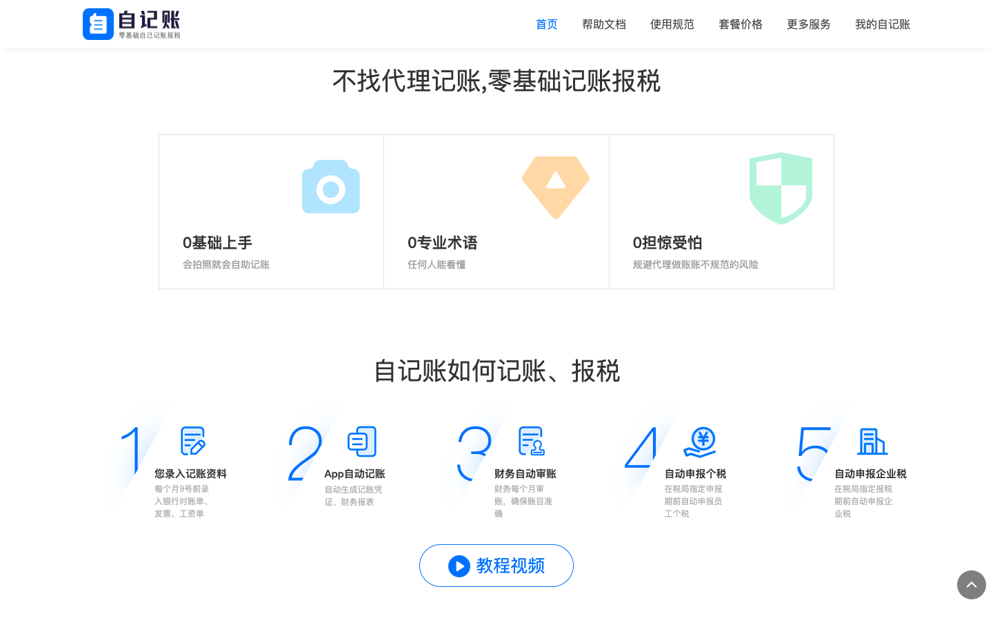 自记账-自助记账与报税服务