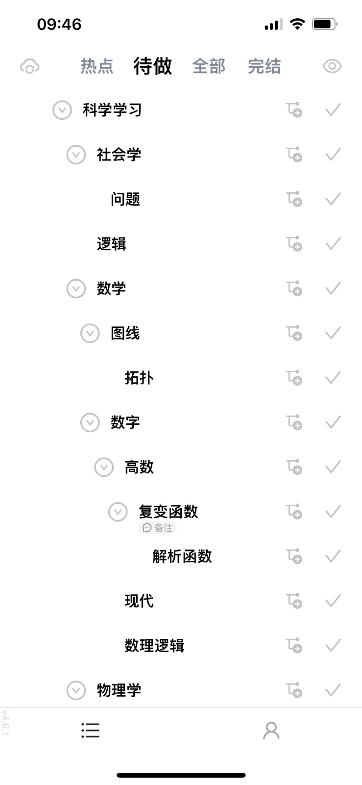 树清单