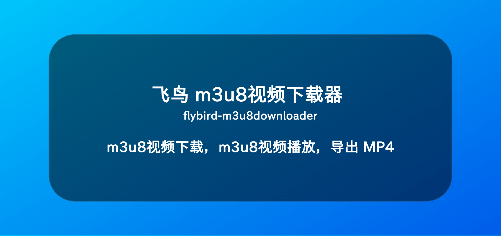 飞鸟m3u8下载器