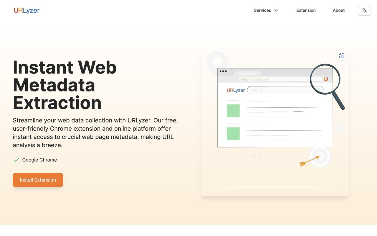 URLyzer 网页元数据提取