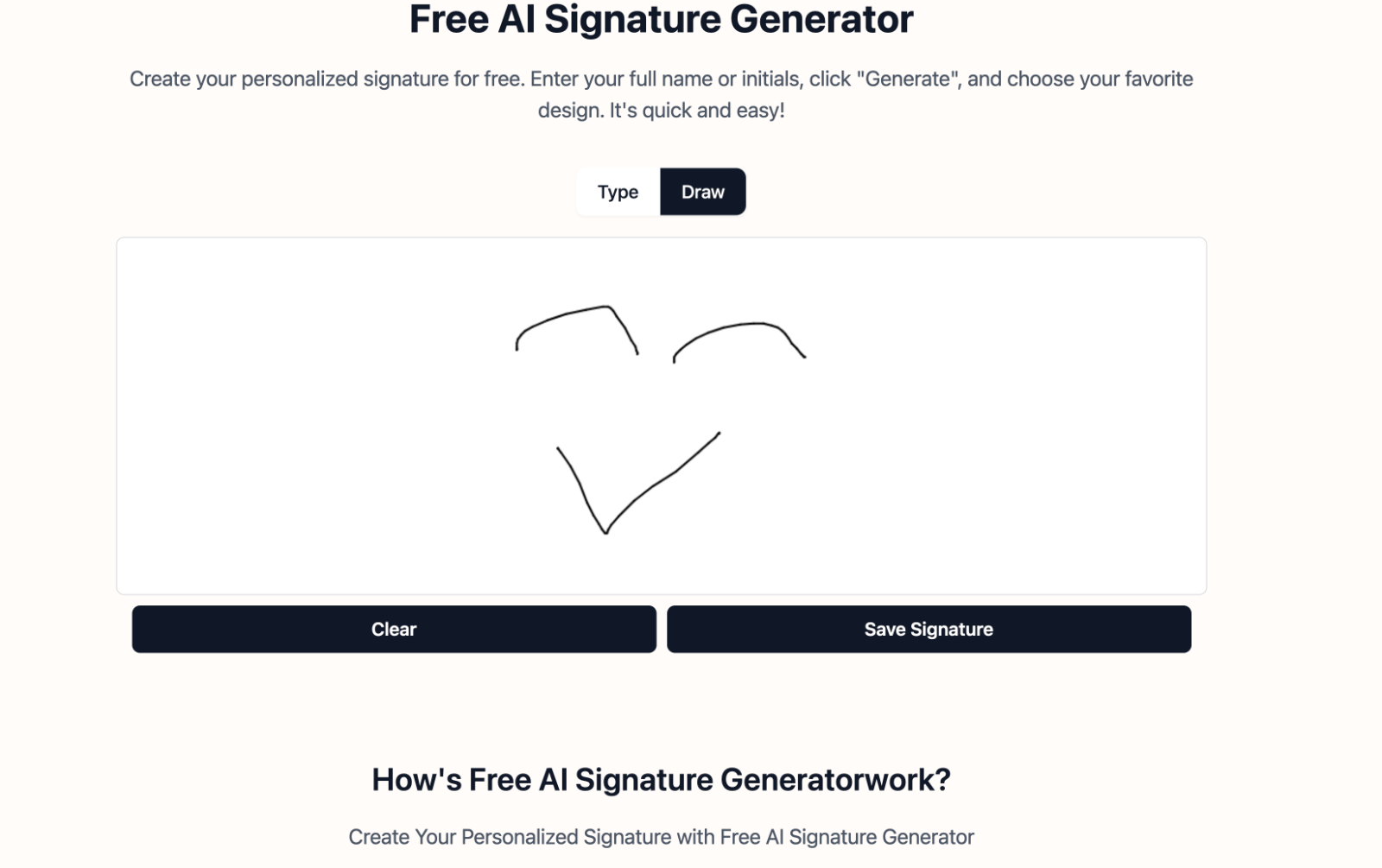 AI Signature Generator 个性签名生成