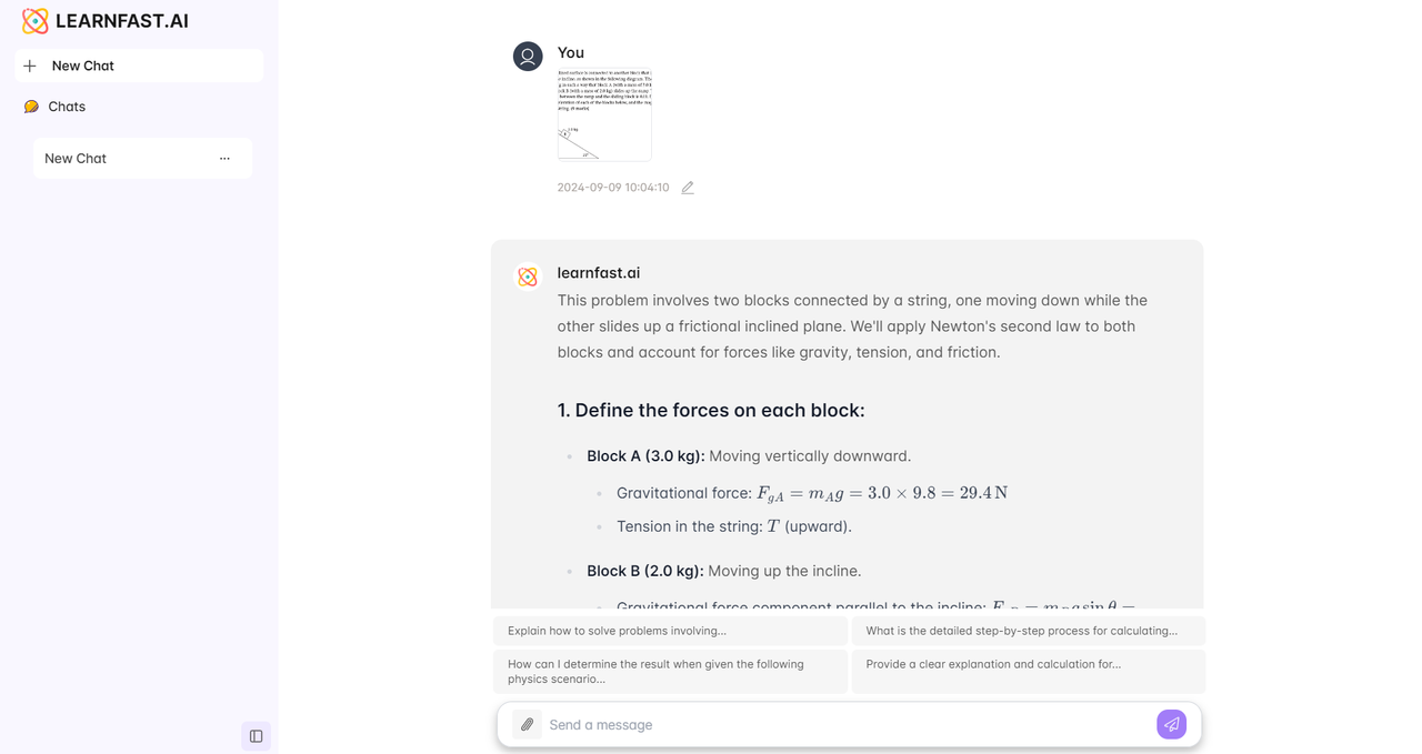 LearnFast AI物理解题