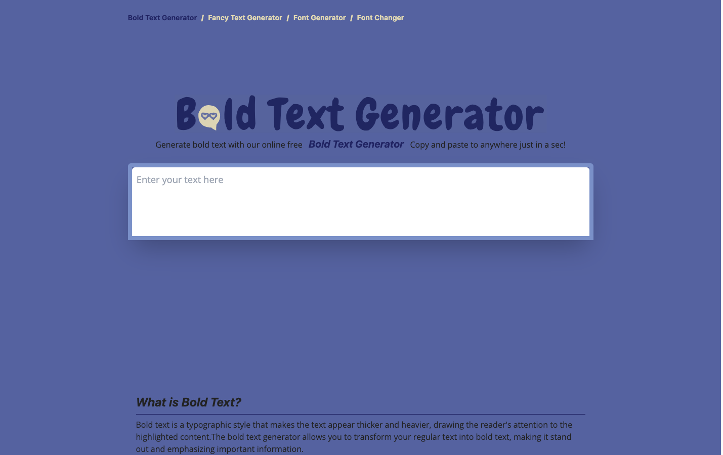 Bold Text Generator多样化字体生成器