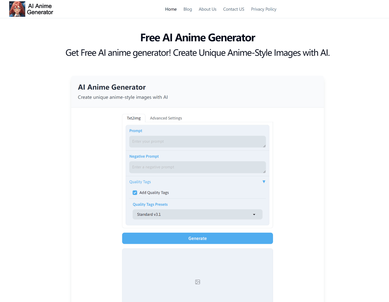AI Anime Generator—AI动漫图像生成器