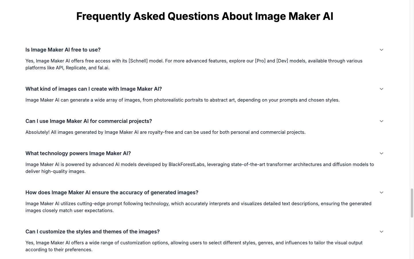 ImageMakerAi - AI 图片生成
