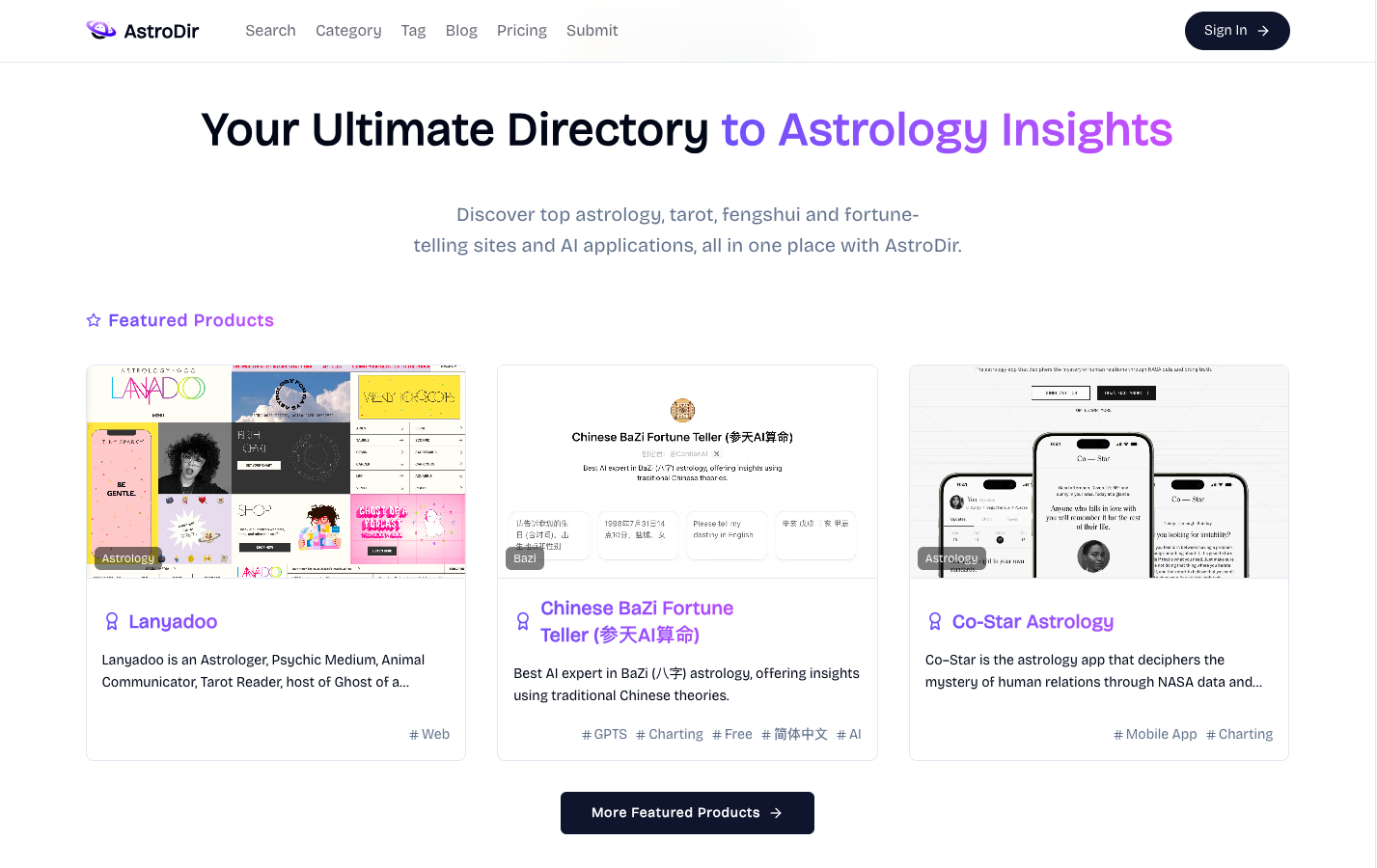 AstroDir AI占星目录手册