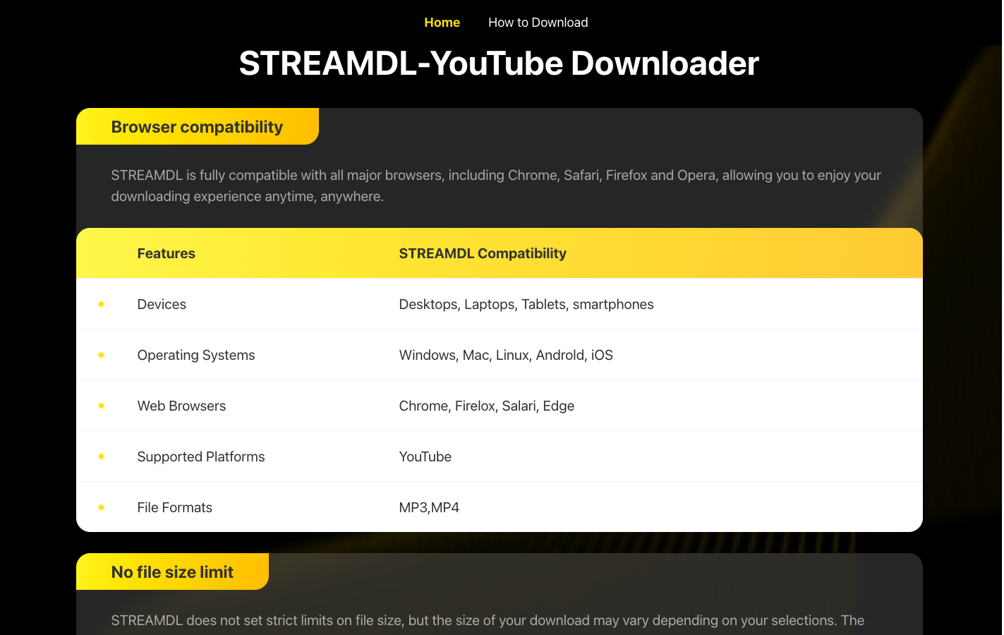 Streamdl - YouTube视频下载器