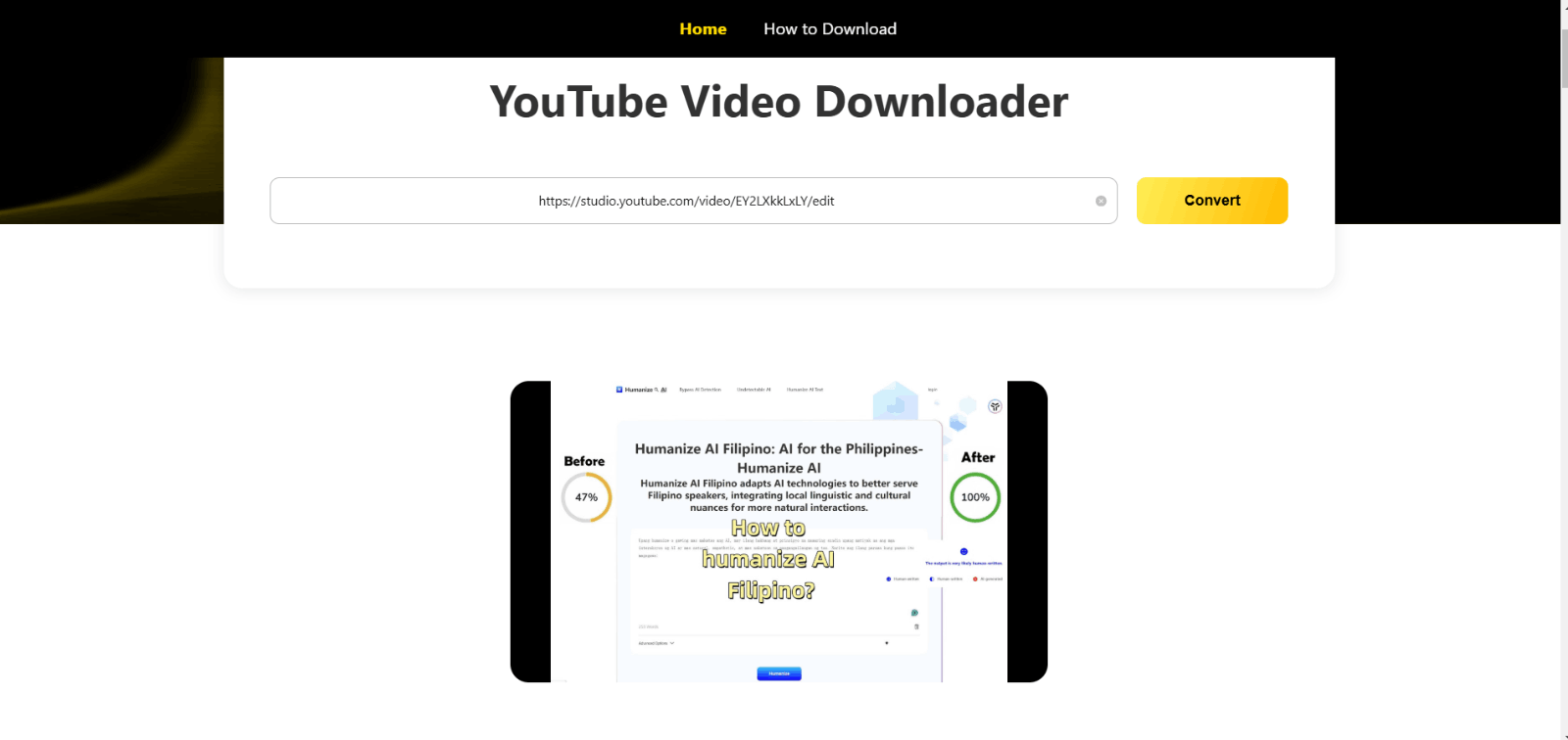 Streamdl - YouTube视频下载器