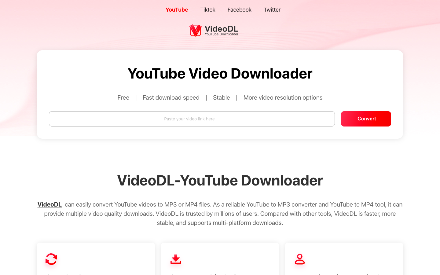 VideoDL 视频下载