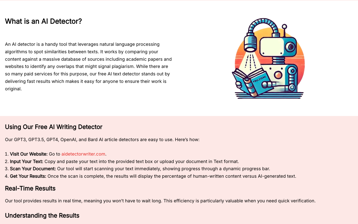 AI Detector Writer - AI内容检测