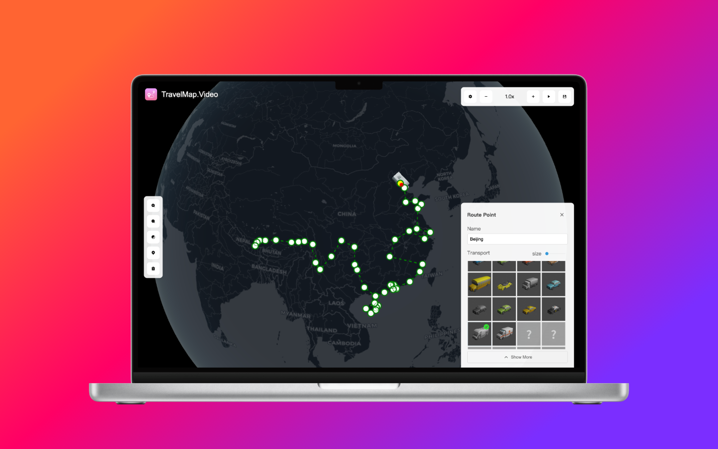 TravelMap Video 足迹地图