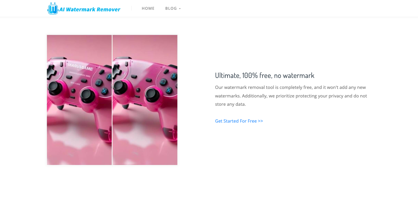 AI Watermark Remover—AI水印去除