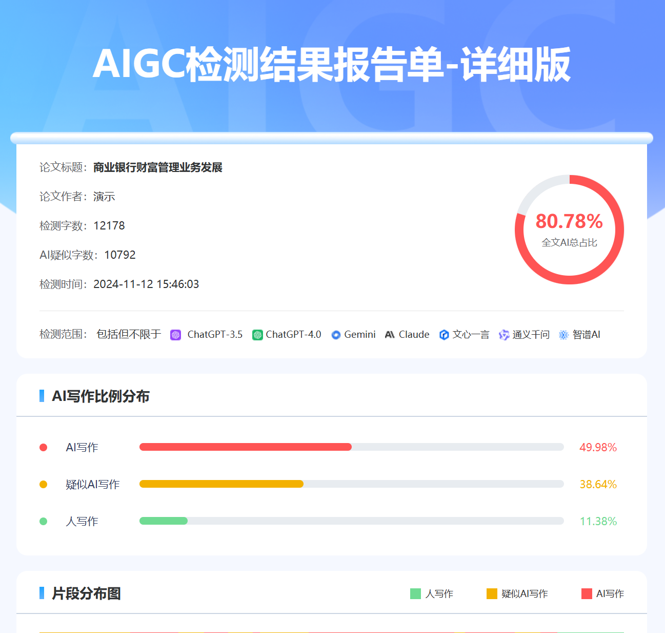 橙语AIGC检测