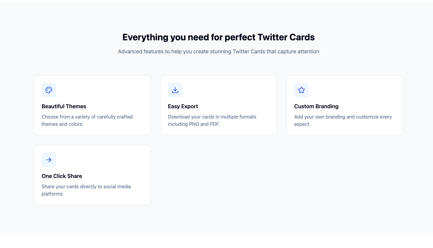 Twitter Card 文字卡片生成器