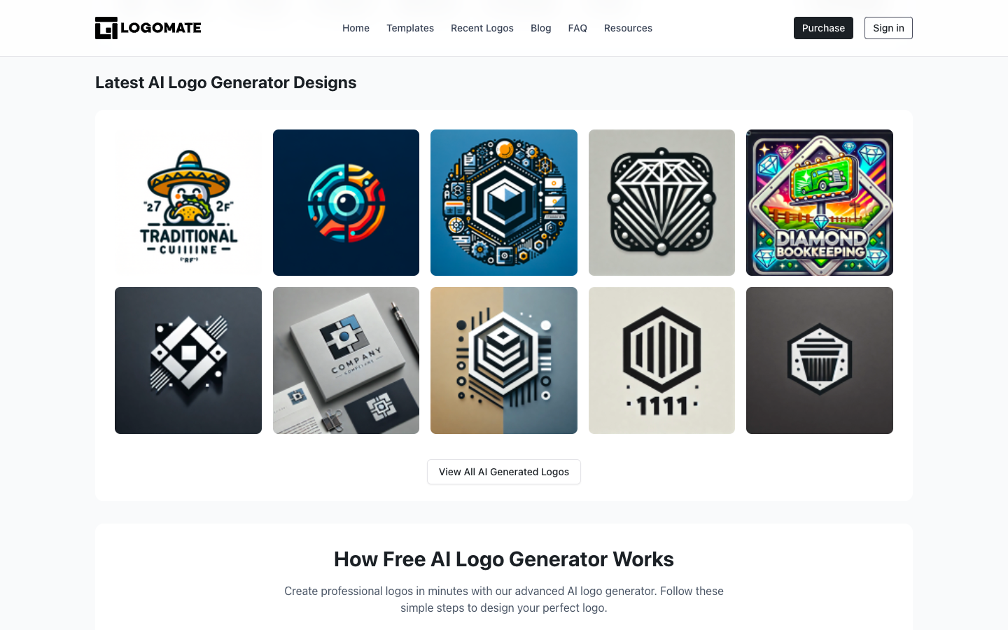 LogoMate - AI Logo生成器