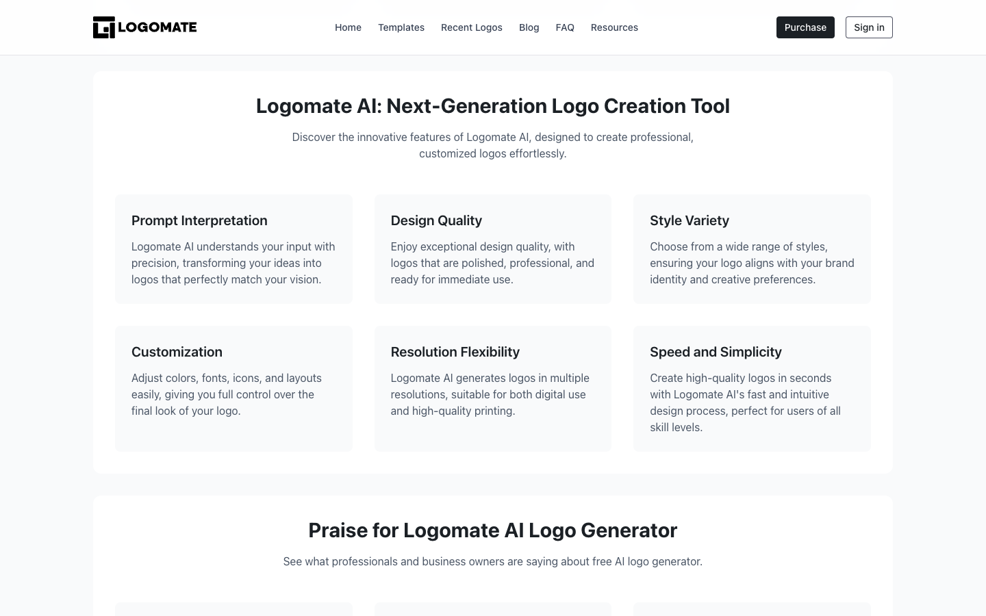 LogoMate - AI Logo生成器