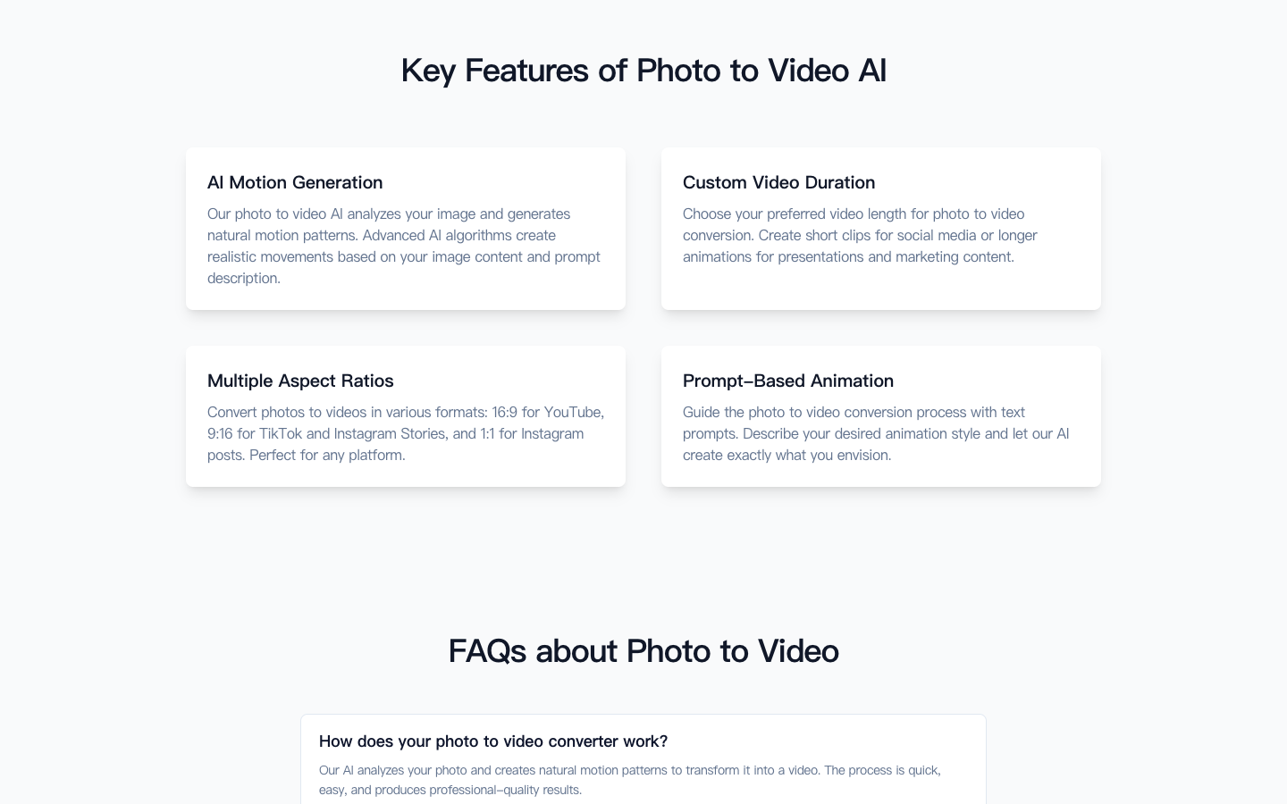 PhotoToVideo AI照片转视频