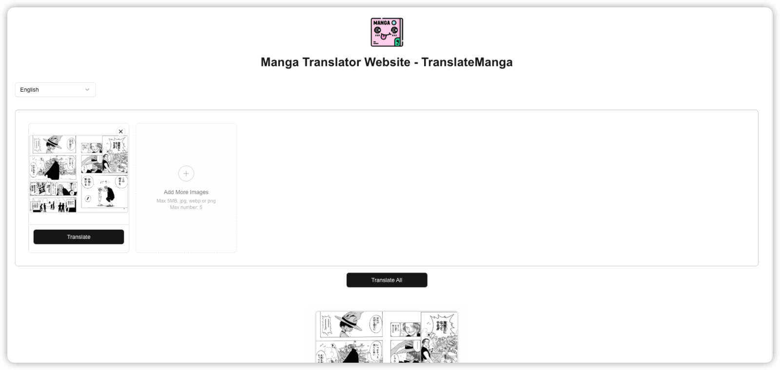 TranslateManga—AI漫画翻译