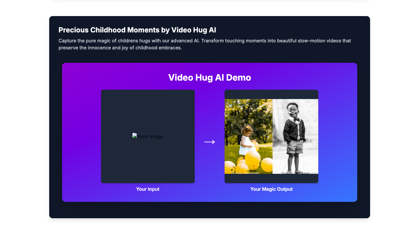 Video Hug AI拥抱视频生成器