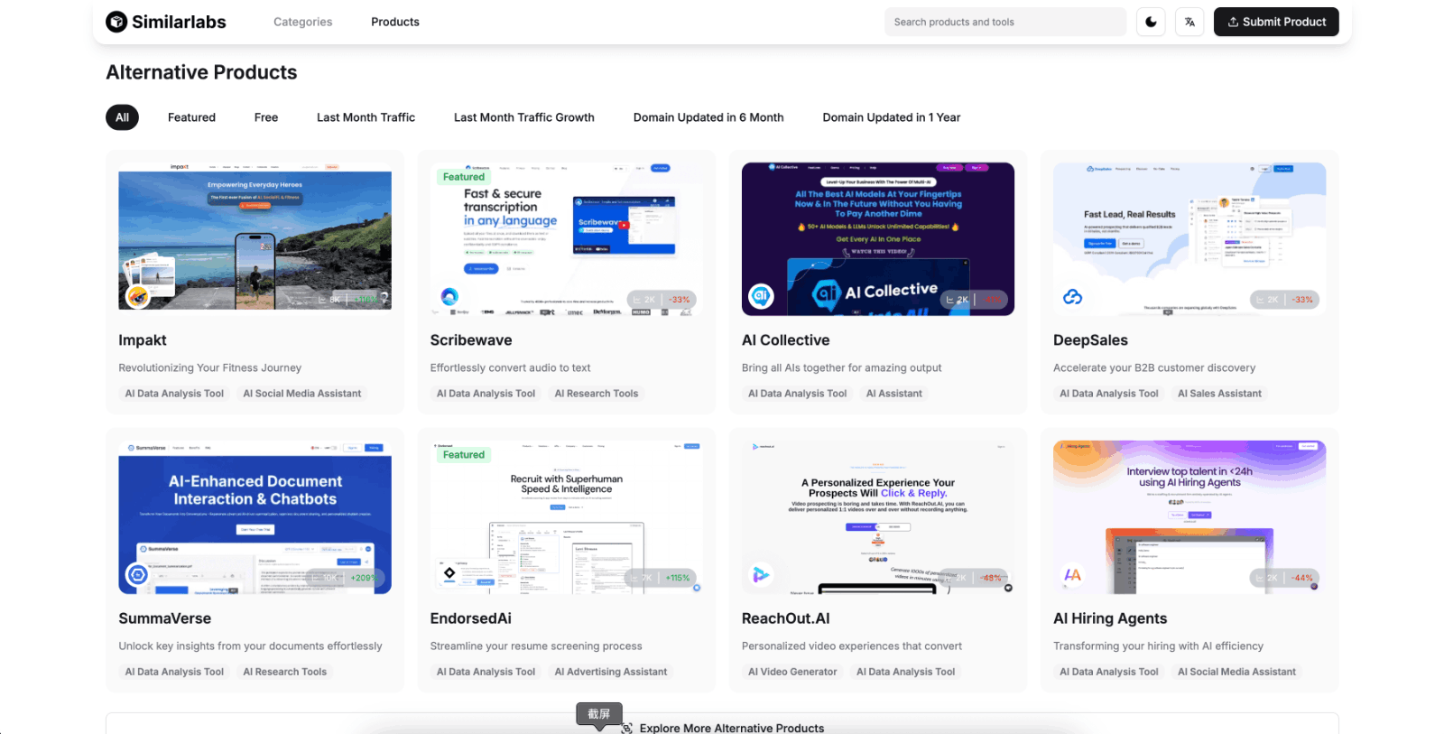 Similarlabs AI工具导航