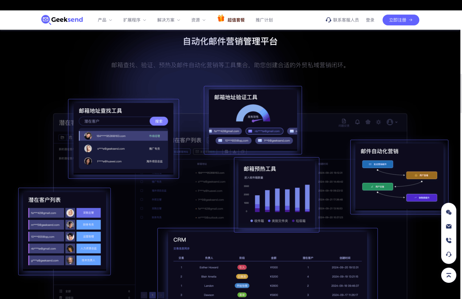 Geeksend 自动化邮件营销