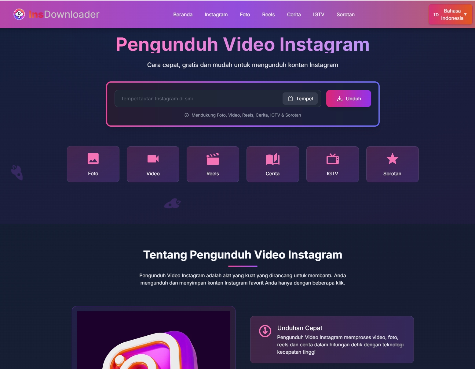 InsDownloader—Instagram内容下载