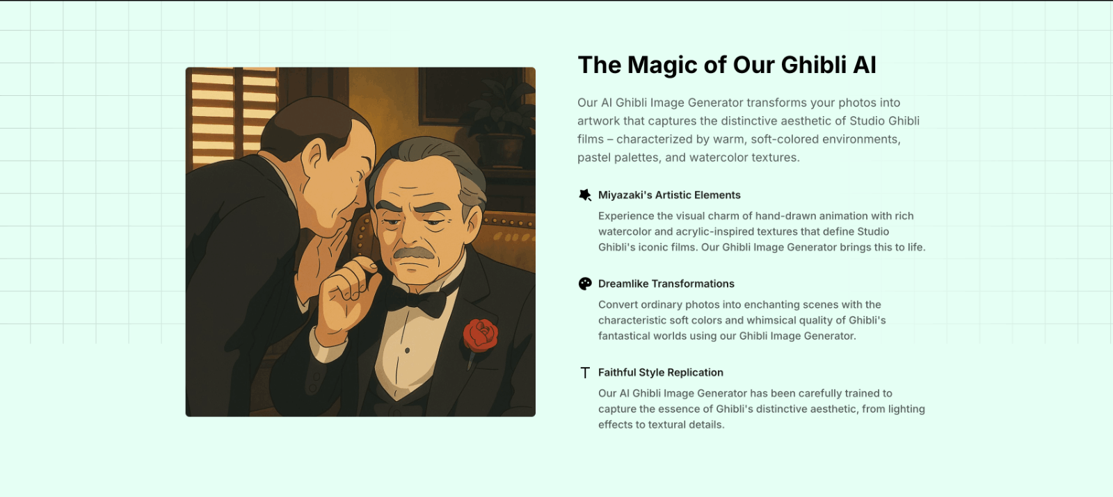 GhibliImage 吉卜力风格AI图片生成器