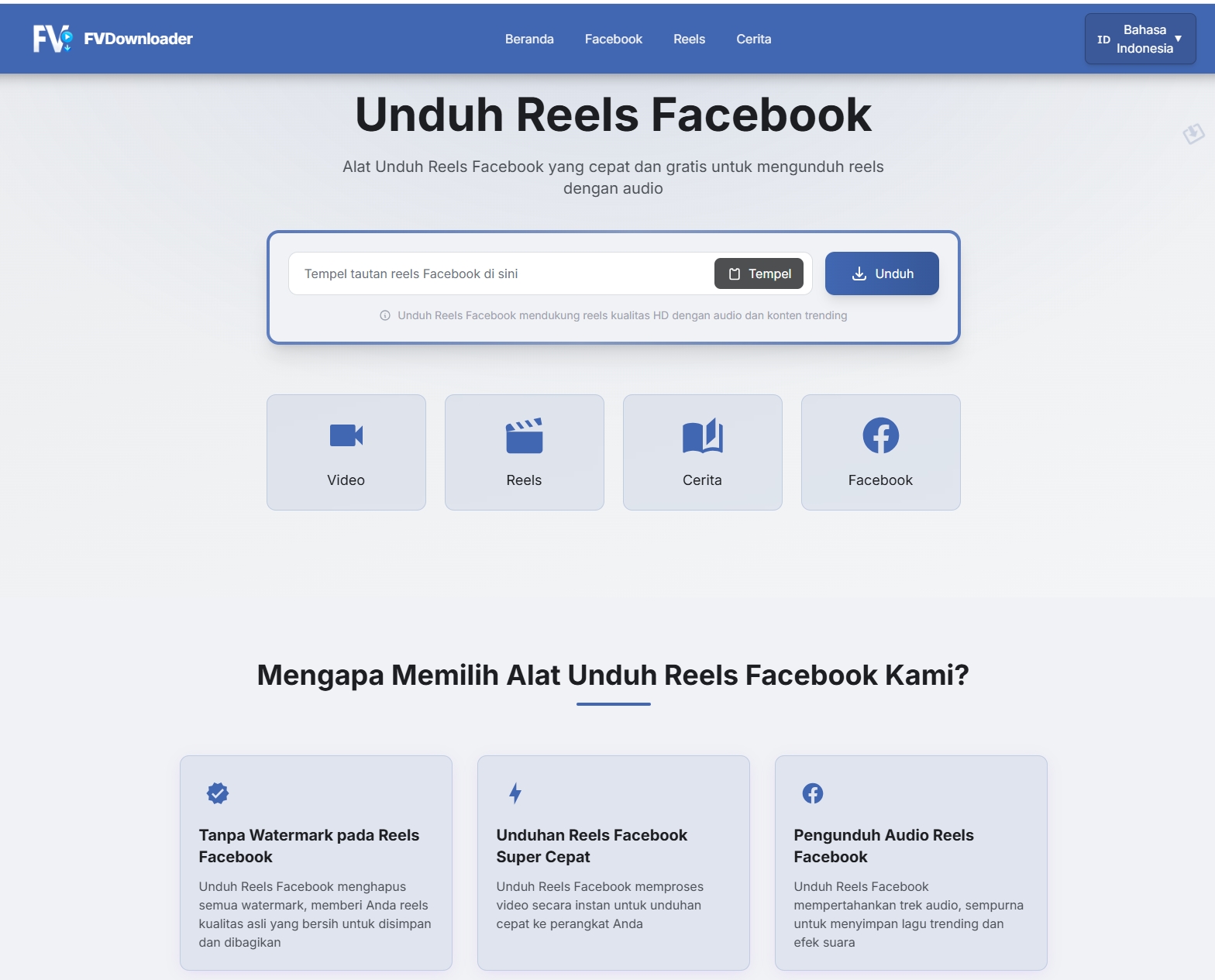 FVDownloader - Facebook视频下载