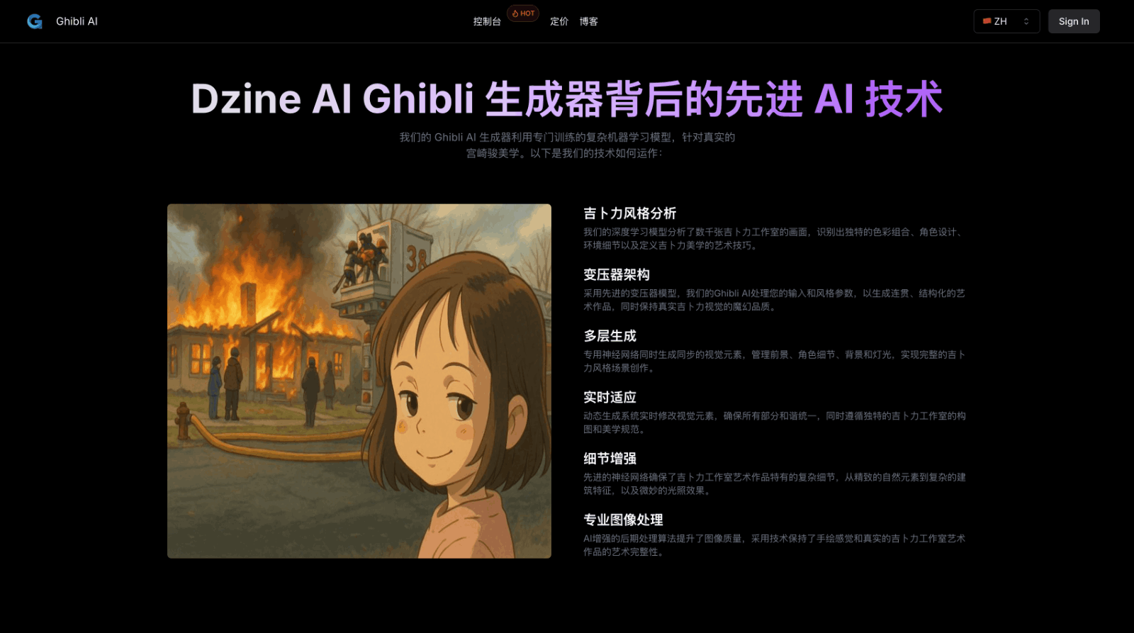 AI Ghibli 吉卜力风格AI艺术生成器