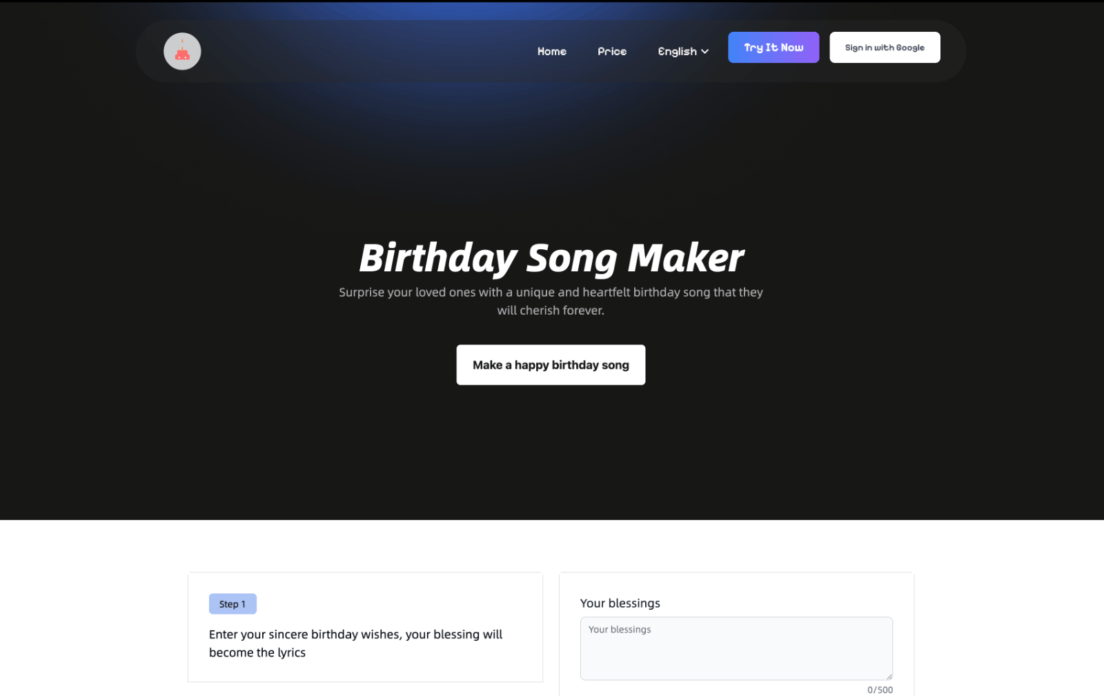 Birthday Song Maker 生日歌曲生成器