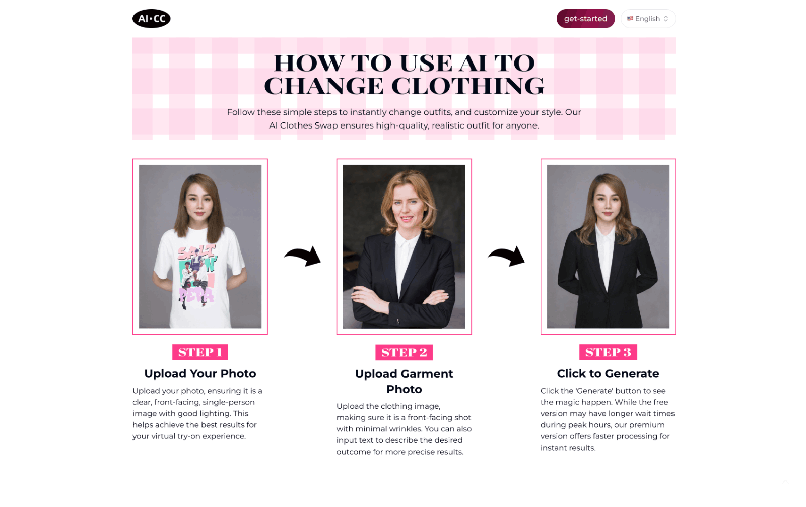 AI Clothes Changer AI换衣