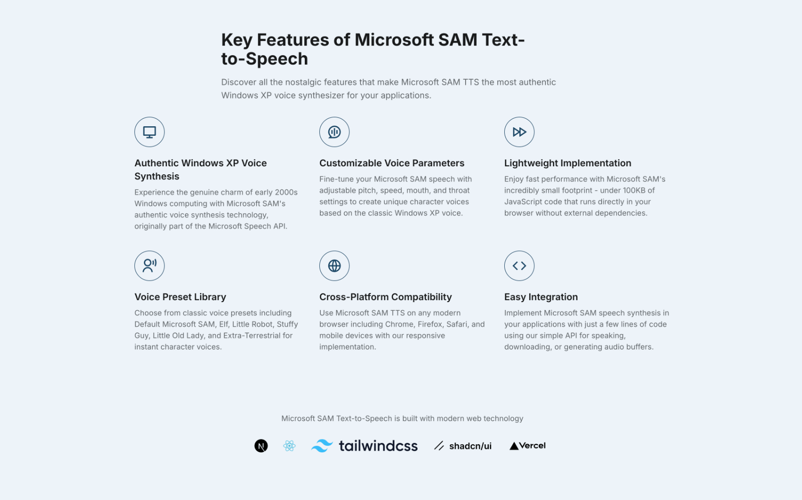 SAM TTS 语音合成器